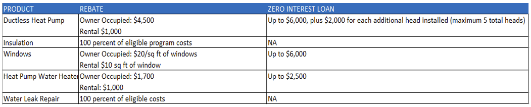 Income-based rebates and loans