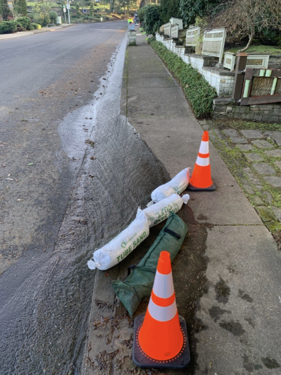 Expect to see water draining down North Shasta Loop due to the disinfection process.