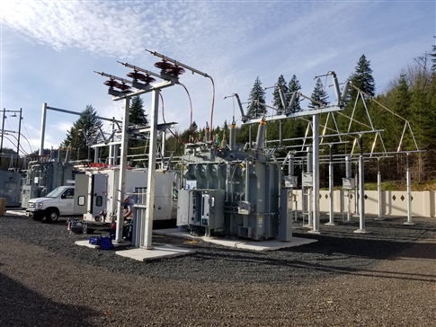 Transformer at Holden Creek substation 