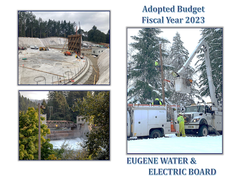 Cover of the approved budget document