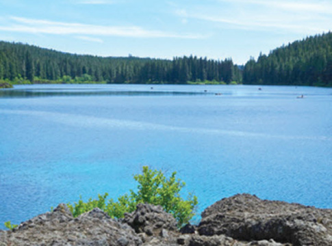 Clear Lake, where the McKenzie River begins