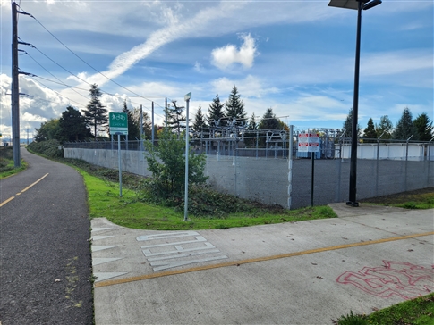 Outside of substation