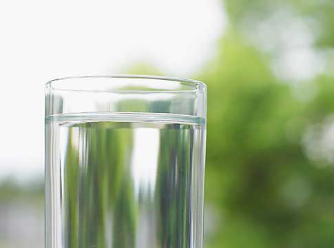 Glass of water