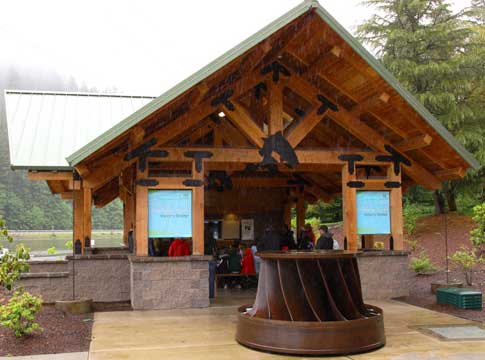 Leaburg Lake shelter