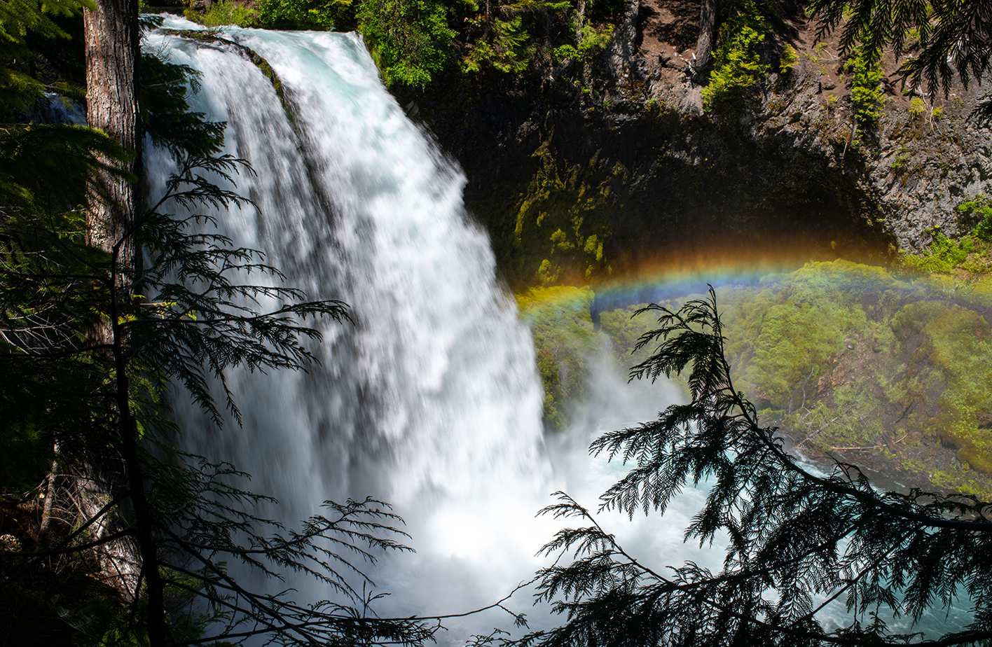 Koosah Falls of the McKenzie River