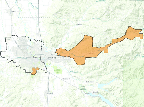 Map of high wildfire risk areas